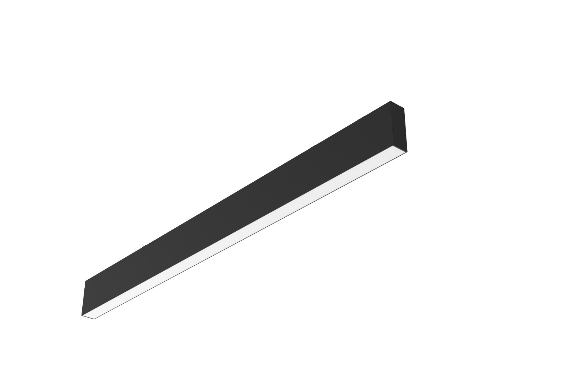 Светильник светодиодный Angusta High 513x35x90 мм накладной 11 Вт 3000 К IP40 черный RAL9005 муар с рассеивателем опал аварийный автономный постоянного действия