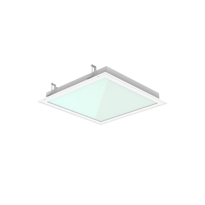 Светильник светодиодный VARTON медицинский встраиваемый C070/K 38 Вт CRI90 4000 K 600х600х100 мм IP65 с защитным силикатным стеклом для установки в сэндвич-панели