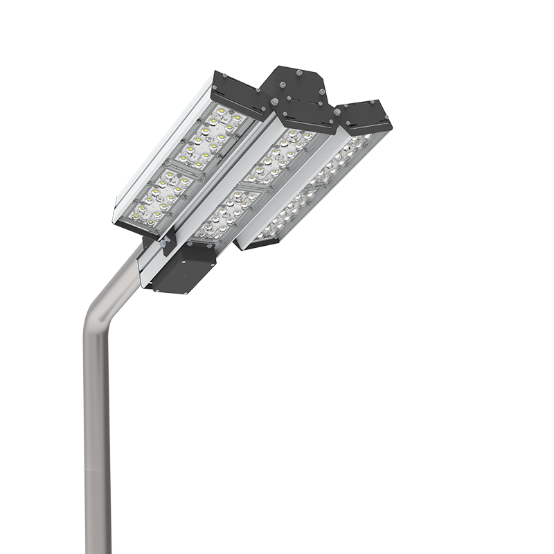 Светильник светодиодный для охранного периметра Cerberus 150 Вт консольный 5000 К IP67 сухой контакт RAL9005 черный