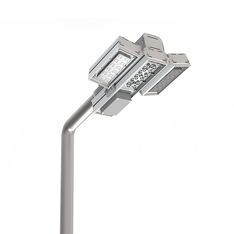 Светильник светодиодный для охранного периметра Cerberus 90 Вт консольный 5000 К IP67 RAL7045 серый