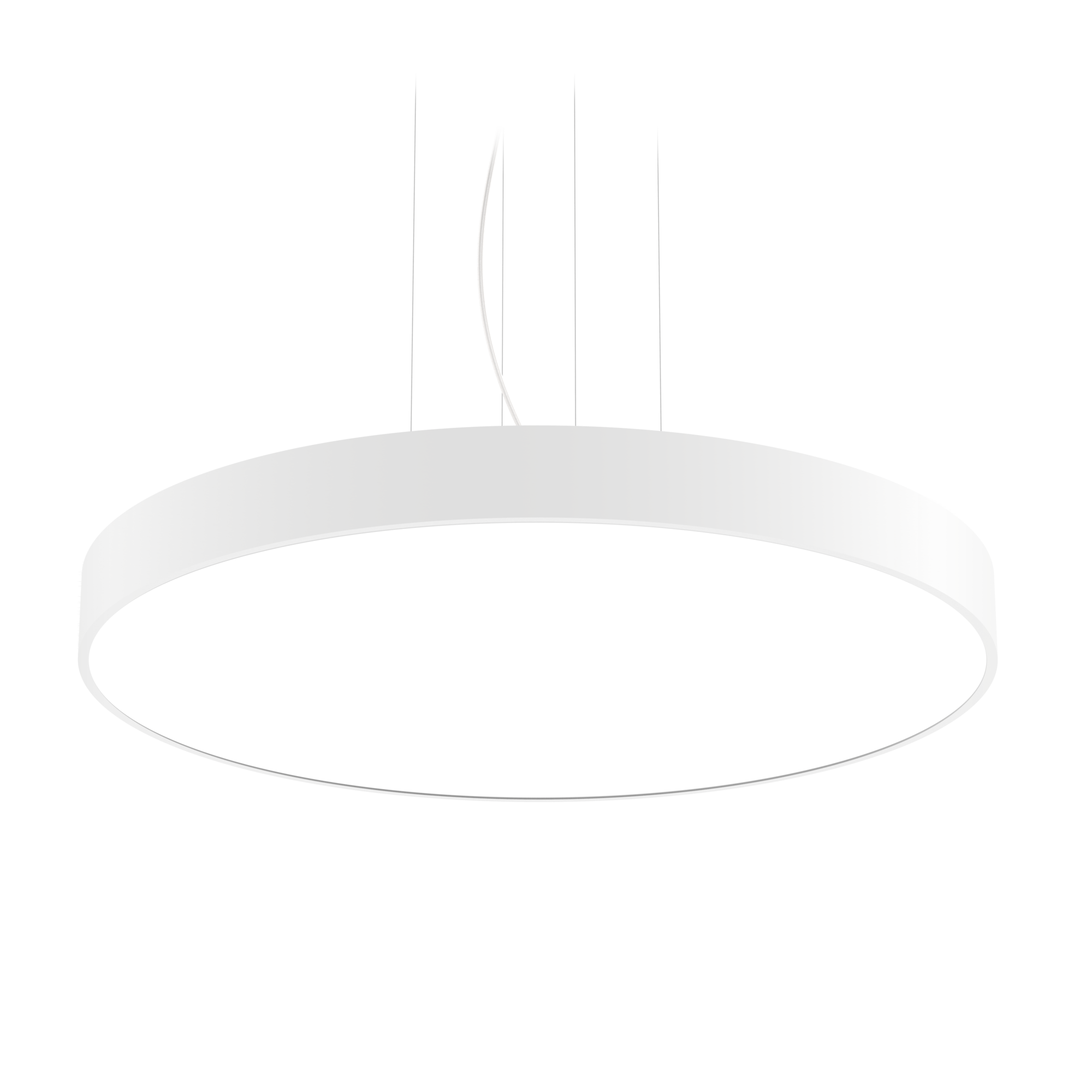 Светильник светодиодный COSMO подвесной 336 Вт CRI90 2000х100 мм 4000 K с рассеивателем опал RAL9003 белый муар