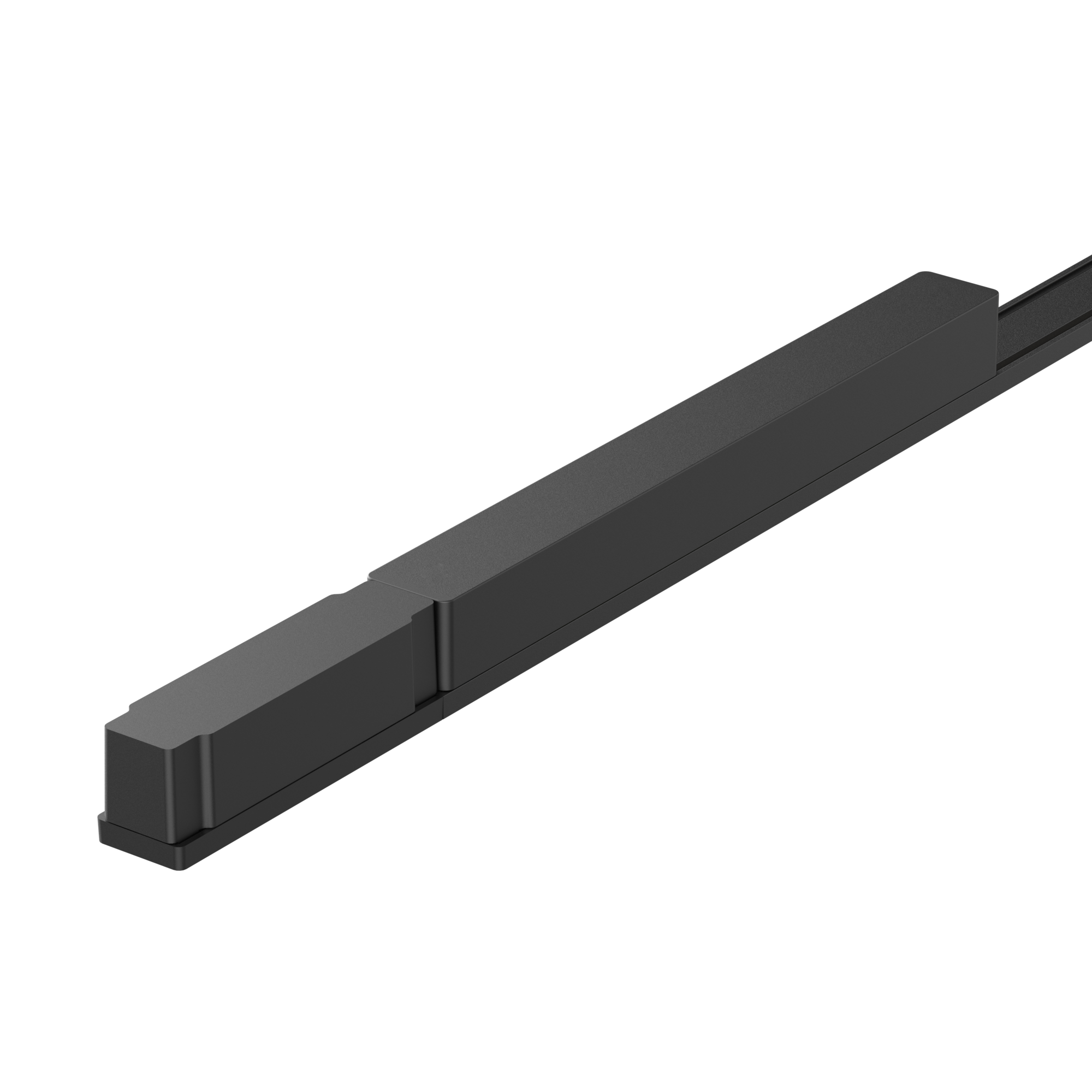 Короб декоративный пластиковый для проводов для магнитной системы Galakti 100x26x29 мм черный