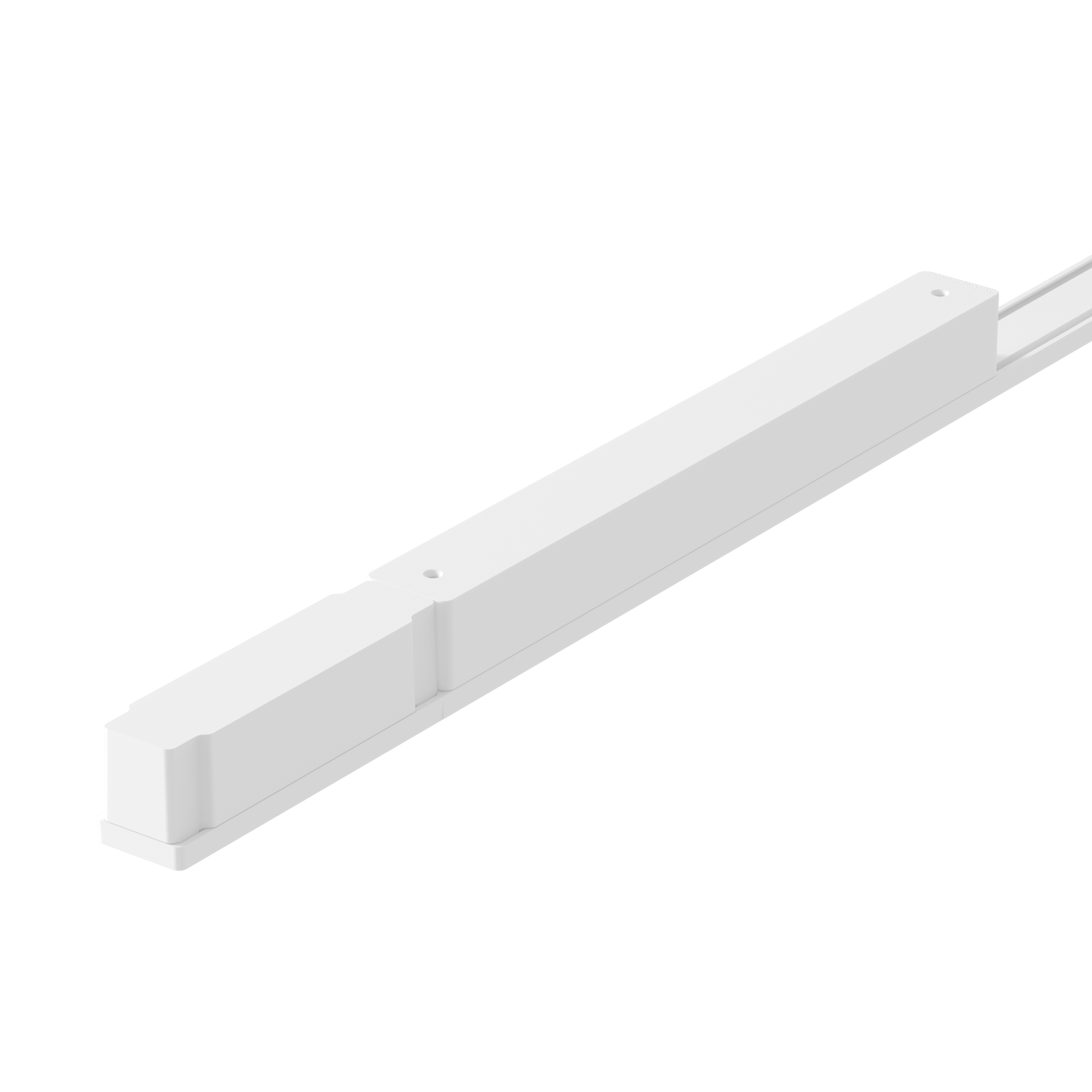 Короб декоративный пластиковый для проводов для магнитной системы Galakti 100x26x29 мм белый