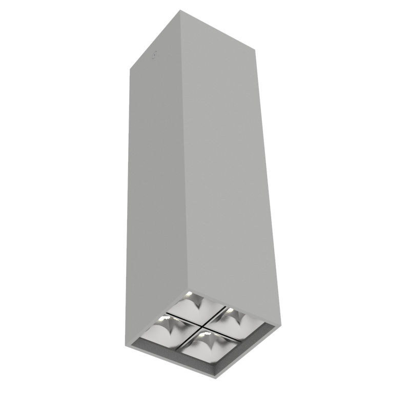 Светильник светодиодный ДПО-14Вт 4000К DL-Box Reflect Multi DALI 24 град серый