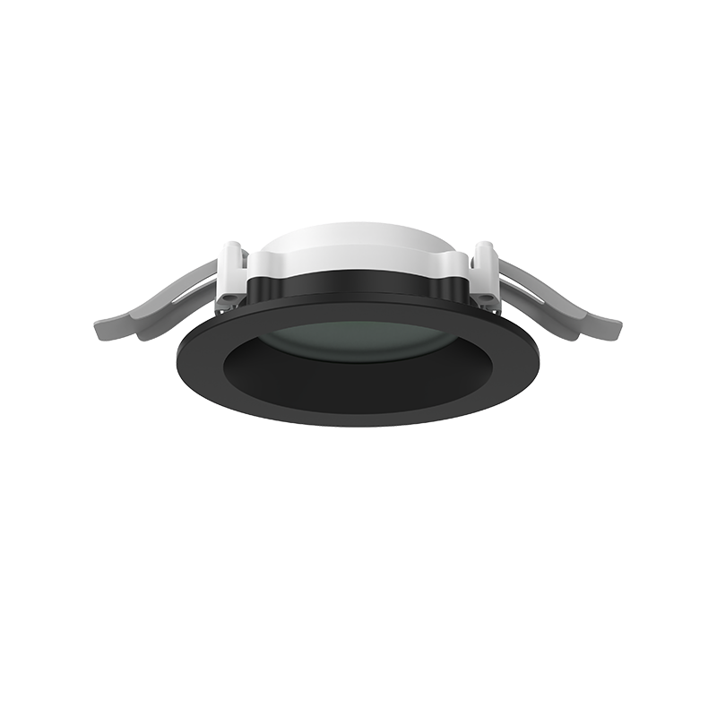 Светильник светодиодный DL-01 Pro 100 мм 13 Вт 3000 К CRI90 120х49 мм IP65/40 RAL9005 черный муар с защитным силикатным стеклом