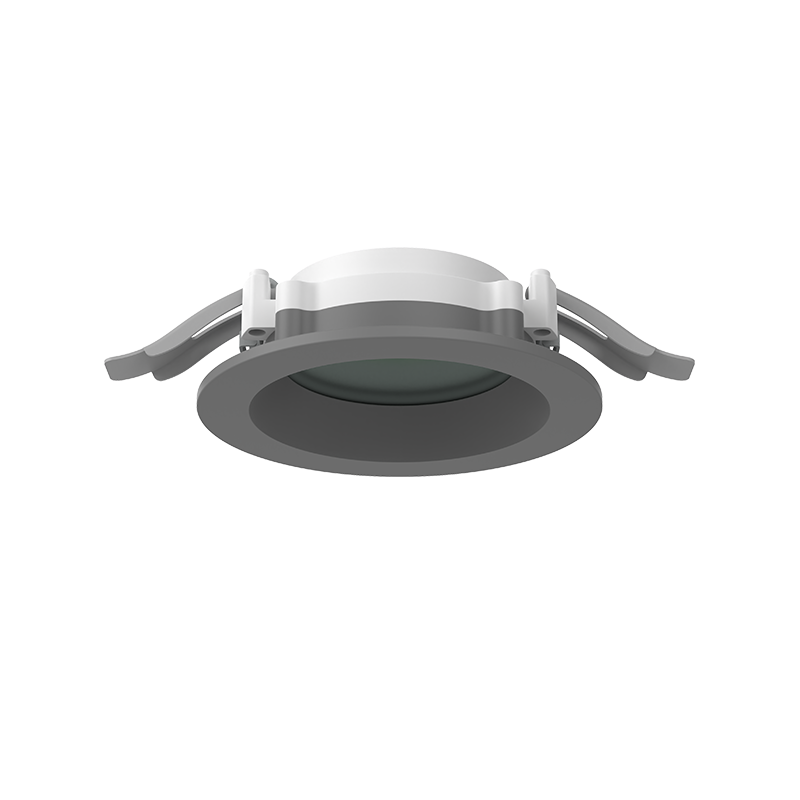 Светильник светодиодный DL-01 Pro 100 мм 13 Вт 3000 К CRI90 120х49 мм IP65/40 RAL7045 серый муар с защитным силикатным стеклом