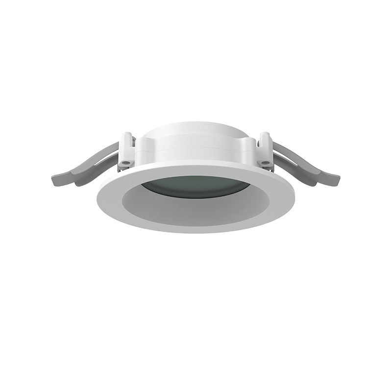 Светильник светодиодный DL-01 Pro 100 мм 8 Вт 3000 К CRI90 120х49 мм IP65/40 RAL 9003 белый муар с защитным силикатным стеклом