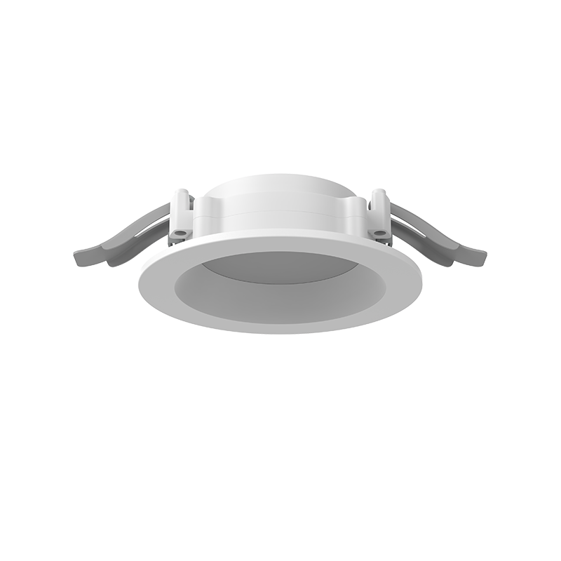 Светильник светодиодный DL-01 Pro 100 мм 10 Вт 3000 К CRI90 120х49 мм IP65/40 RAL9003 белый муар с рассеивателем опал