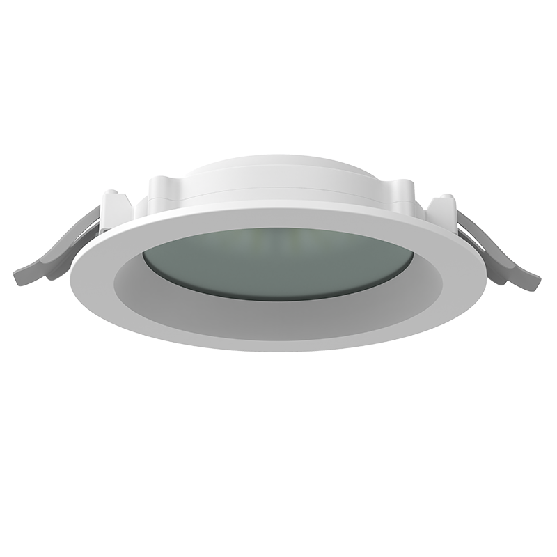 Светильник светодиодный DL-01 Pro 160 мм 25 Вт 3000 К CRI90 176x51 мм IP65/40 RAL9003 белый муар с защитным силикатным стеклом аварийный автономный постоянного действия