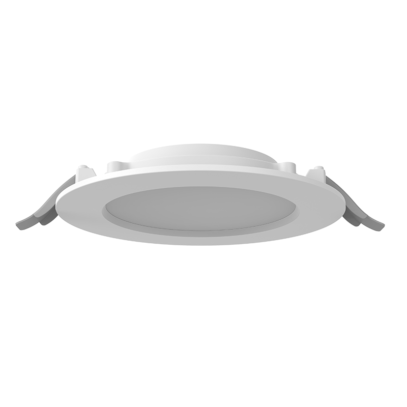 Светильник светодиодный DL-01 Slim 160 мм 20 Вт 4000 K CRI90 176x39 мм IP65/40 RAL9003 белый муар с рассеивателем опал