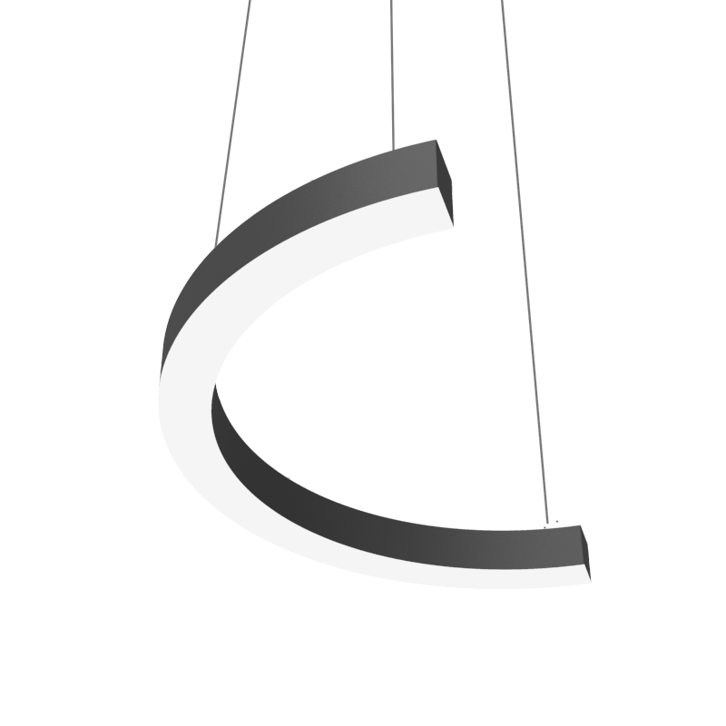 Светильник светодиодный ДСО-29Вт 3000К Enso C черный