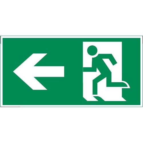 Пиктограмма Vault SST Выход влево 200х400 мм