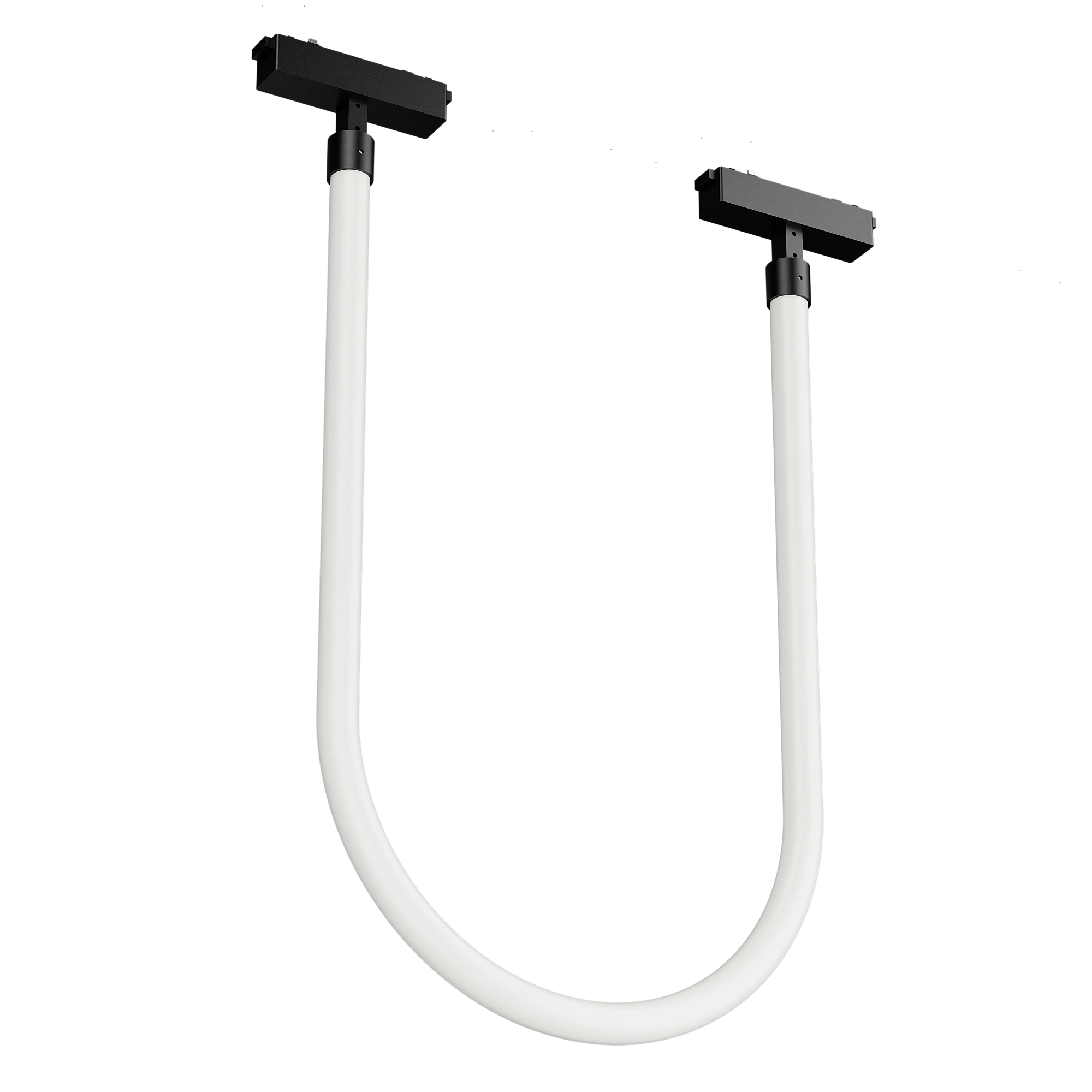 Светильник светодиодный трековый подвесной Flex Tube Opal L1000 для магнитной системы Galakti 244x26x565 мм 16 Вт 4000 K 360 град CRI>90 черный