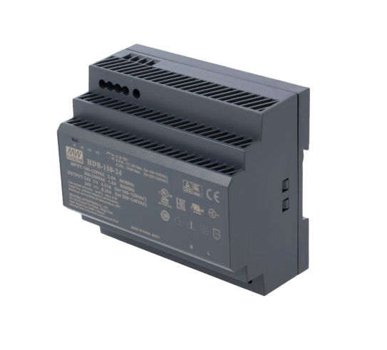 Источник питания на DIN-рейку, 24В,6.25А,150Вт 105x90x54.5мм