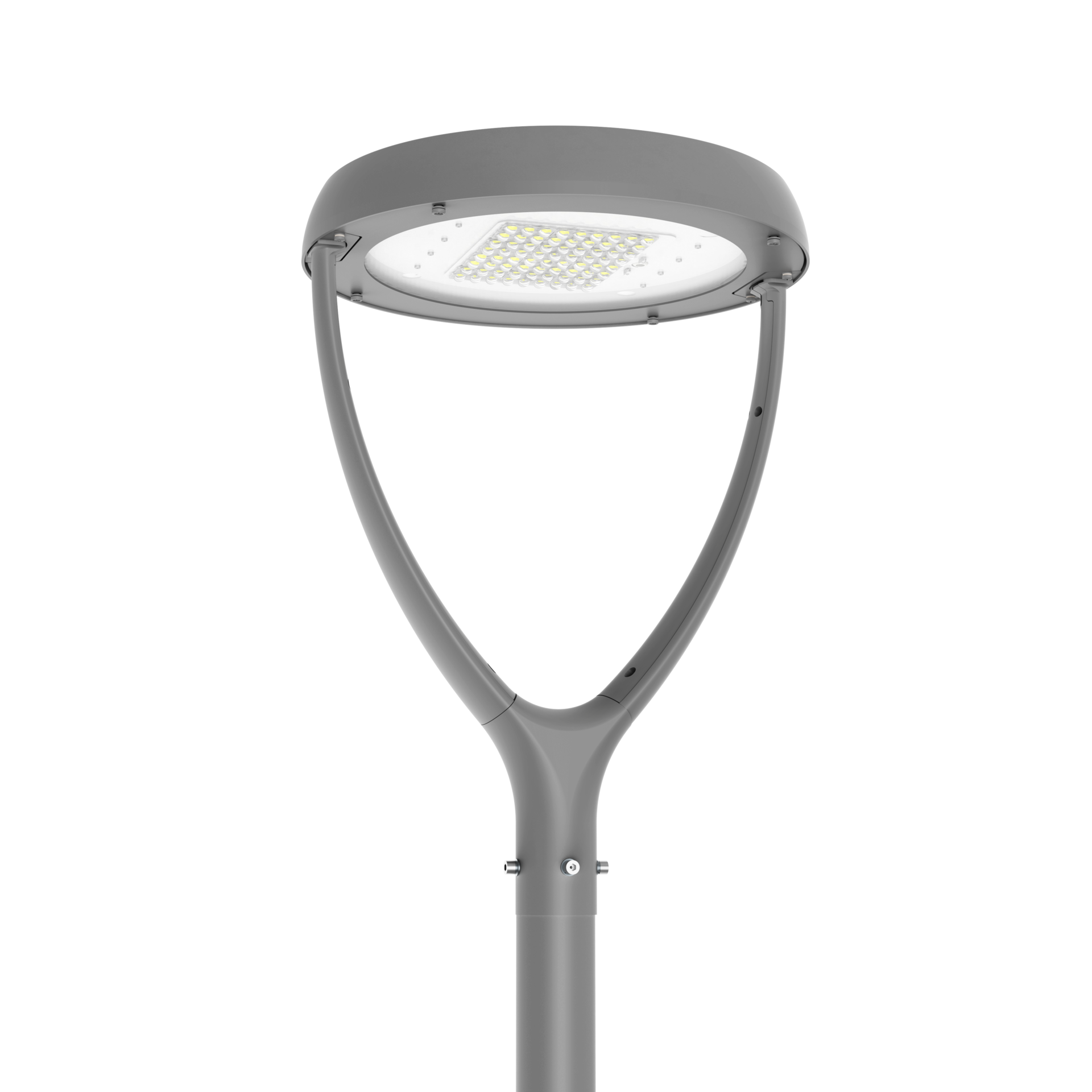 Светильник светодиодный IONIK Astra парк 40 Вт Plaza 4000К IP66 RAL7045 серый DALI