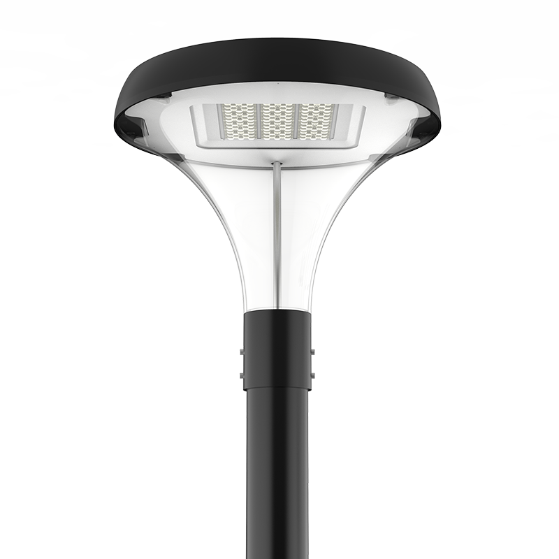 Светильник светодиодный IONIK Opal парк 60 Вт опал 2700К IP66 RAL9005 черный DALI