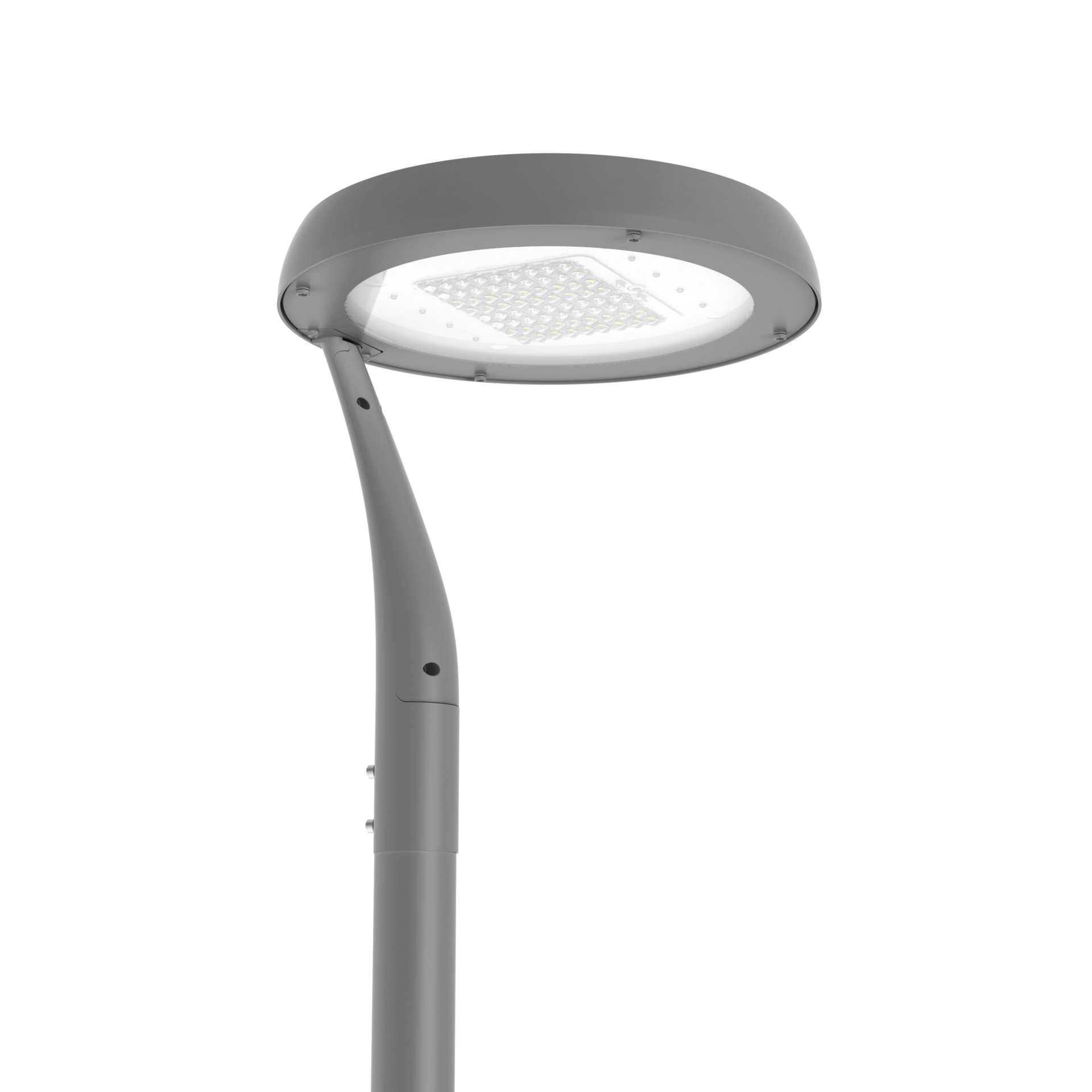 Светильник светодиодный IONIK Torsher парк 80 Вт Plaza 2700К IP66 RAL7045 серый DALI