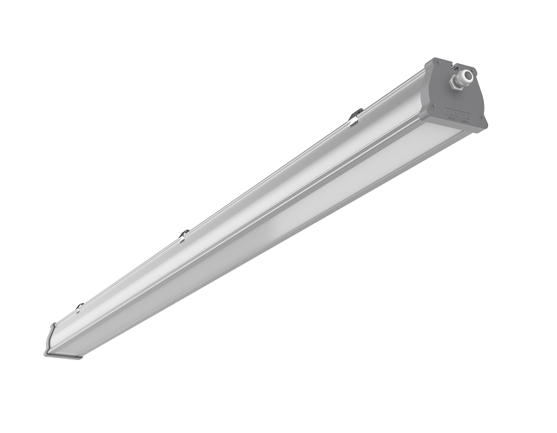 Светильник светодиодный Айрон GL 44 Вт 4000 K 1465х86х76 мм IP67 опаловый рассеиватель закаленное стекло