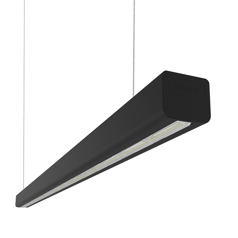 Светильник светодиодный ДСО/ДПО-36Вт 3000К Mercury LED Mall черный, рассеиватель опал