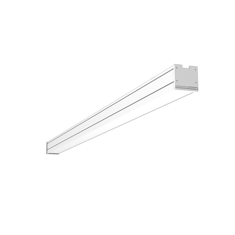 Светильник светодиодный Mercury Pro накладной 67 Вт 3000 К 2002х65х65 мм IP54 RAL9003 белый муар с рассеивателем опал БАП