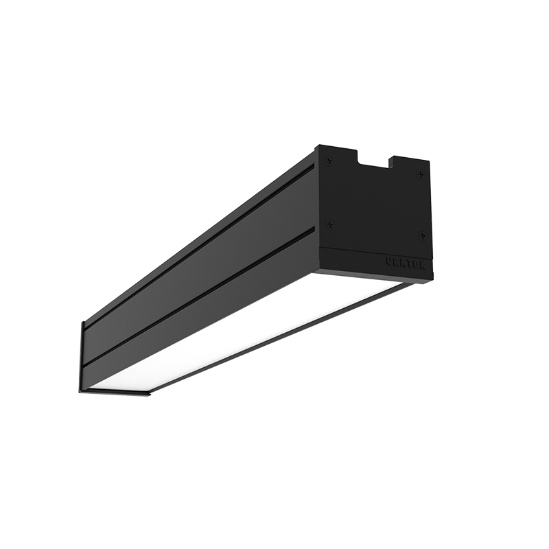 Светильник светодиодный Mercury Pro накладной 8 Вт 4000 К 514х65х65 мм IP54 RAL9005 черный муар с рассеивателем опал
