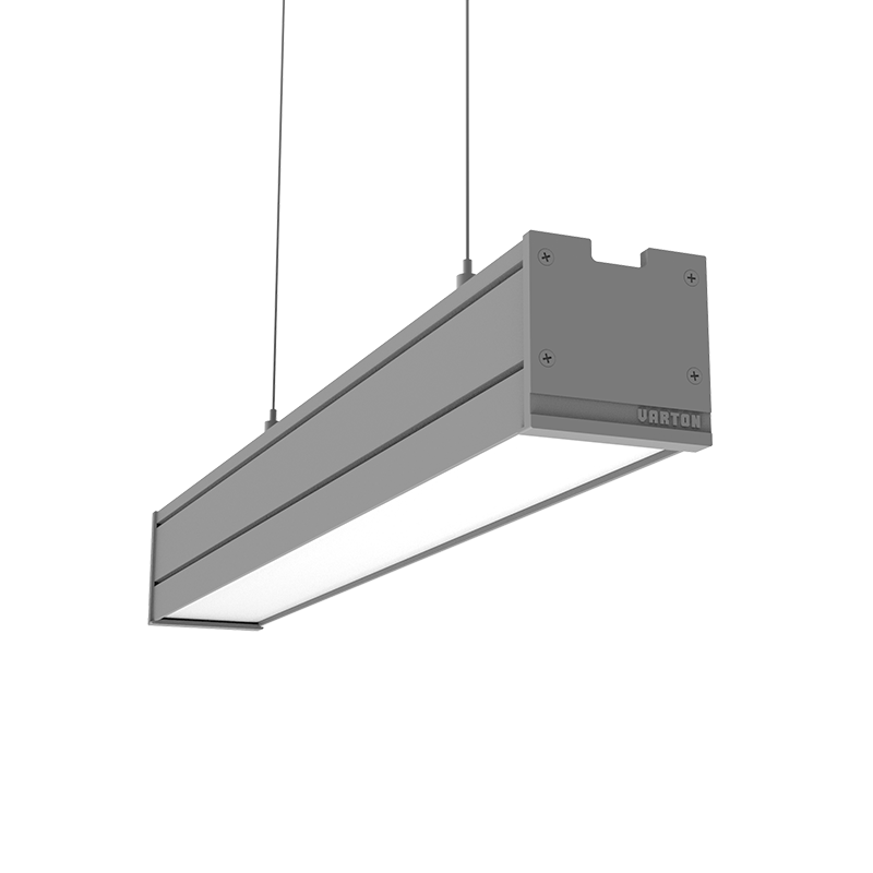 Светильник светодиодный Mercury Pro подвесной 8 Вт 3000 К 514х65х65 мм IP54 серый муар с рассеивателем опал подвес 2м БАП