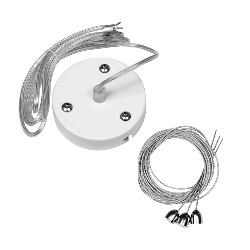 Комплект для подвеса светильников Nimbus и DL белый RAL9003мр, длина троса 2,5 м