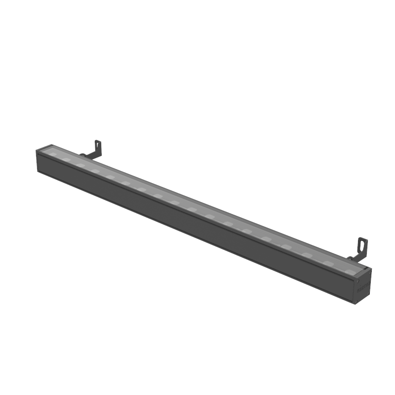 Светильник светодиодный архитектурный Regula 2.0 FullColor 900 36 Вт DMX RGBW 30град сборка в линию RAL9005 черный