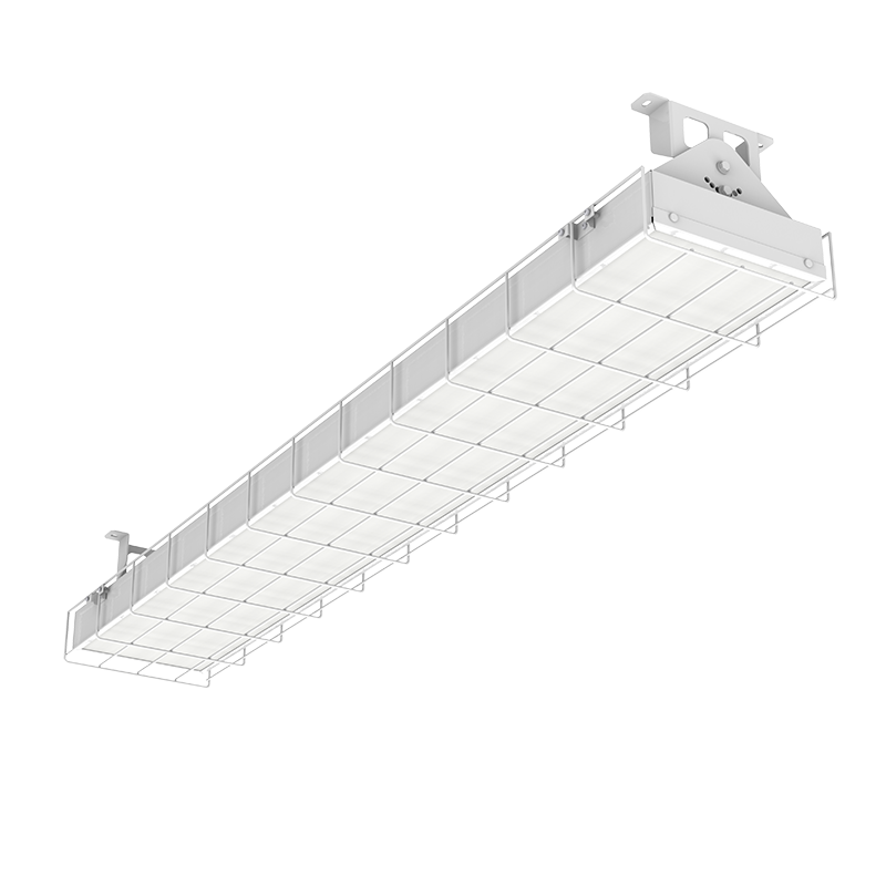 Светильник светодиодный VARTON S270 2.0 спортивный для образовательных учреждений 60 ВТ CRI90 4000 K накладной 1200х212х165 мм IP40 с поворотным кронштейном защитной решеткой и рассеивателем призма