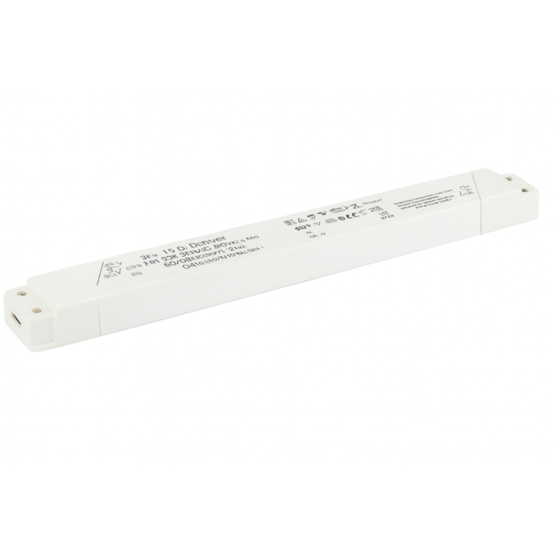 Драйвер встраиваемый 150Вт 24V для светодиодной ленты Meanwell IP65 330x35x22 мм
