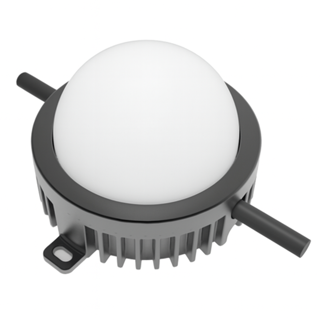 Светильник светодиодный архитектурный Tochka 5 Вт 24 В 3000K DMX рассеиватель опал RAL7045 серый