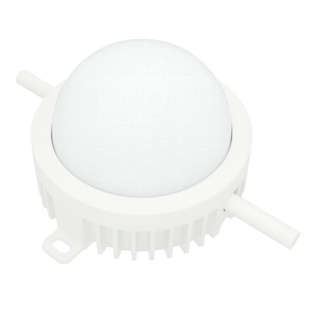 Светильник светодиодный архитектурный Tochka 5 Вт 24 В 4000К DMX рассеиватель опал RAL9003 белый кабель