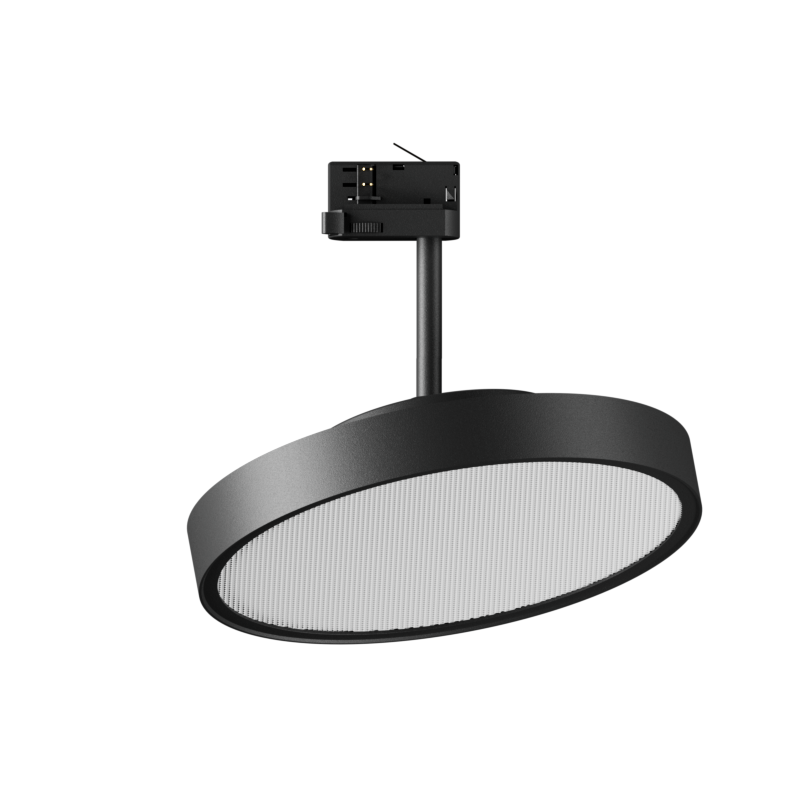 Светильник трековый рассеянного света TT 300х75 мм 4000К, 28 Вт, RAL7021 муар черно-серый диммируемый по протоколу DALI