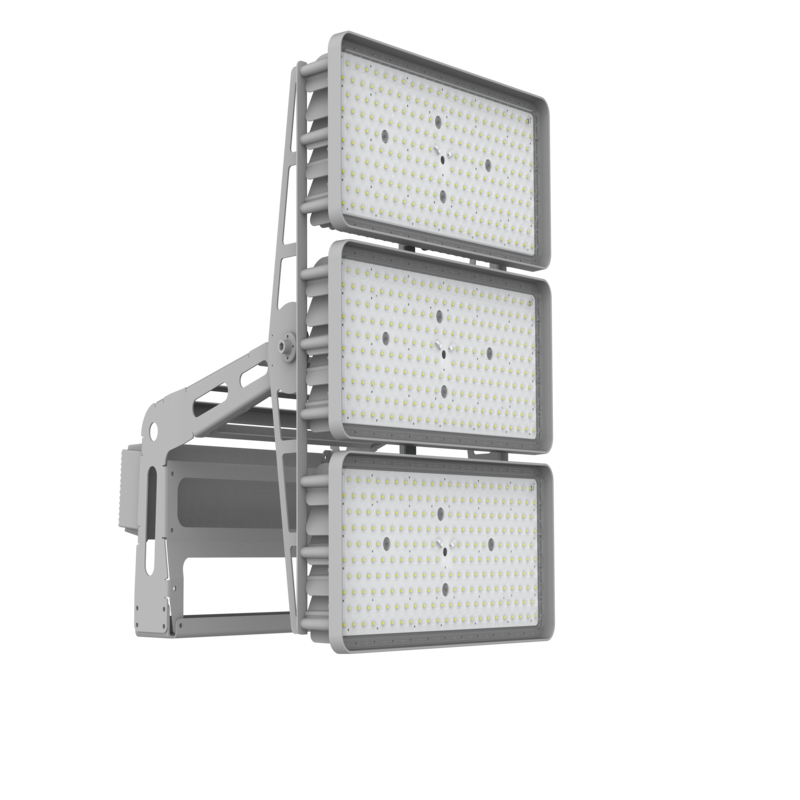 Прожектор светодиодный Ultrix 1130 Вт 60град 5700 K RAL7045 серый муар Sport TV DALI
