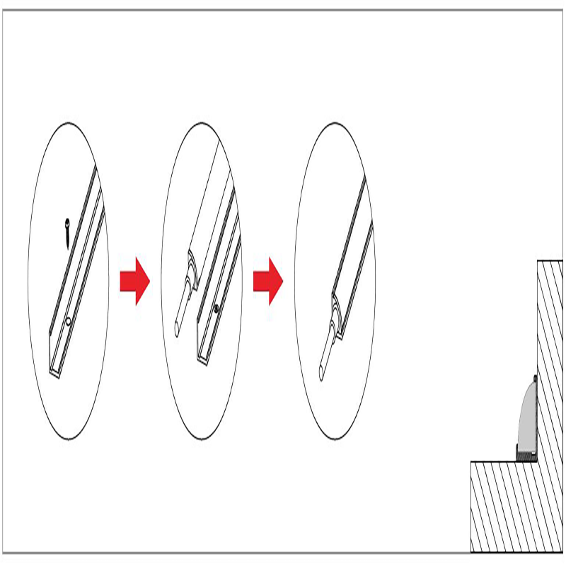 Комплект углового накладного профиля 1000х12х12 мм для ленты NEON LIFE 1010 2 шт