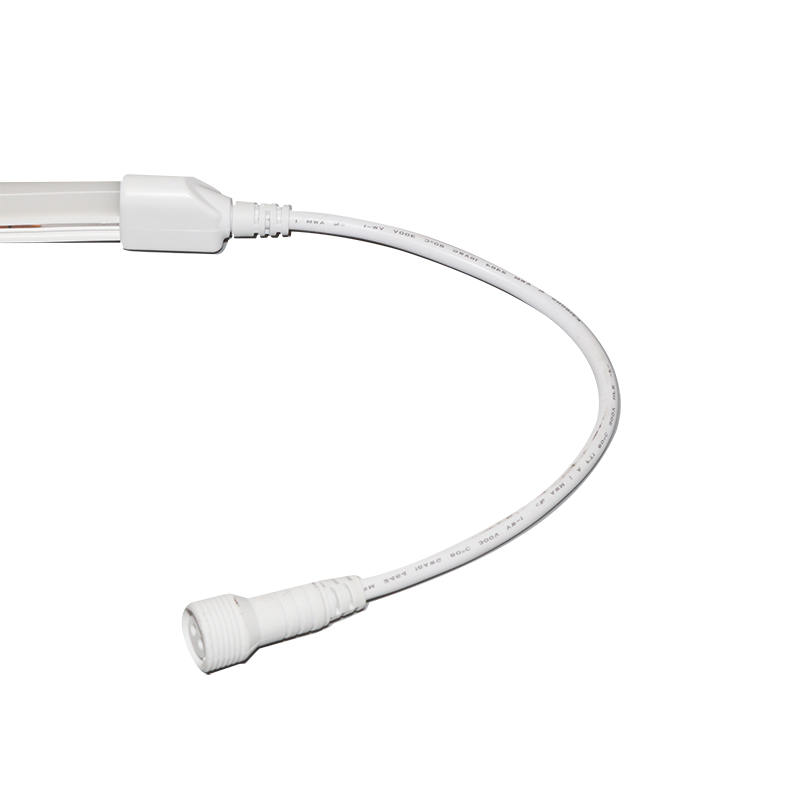 Комплект соединителей и заглушек, провод горизонтальный 300 мм для ленты NEON 10x20 DOME RGB (1 уп - 5 шт)