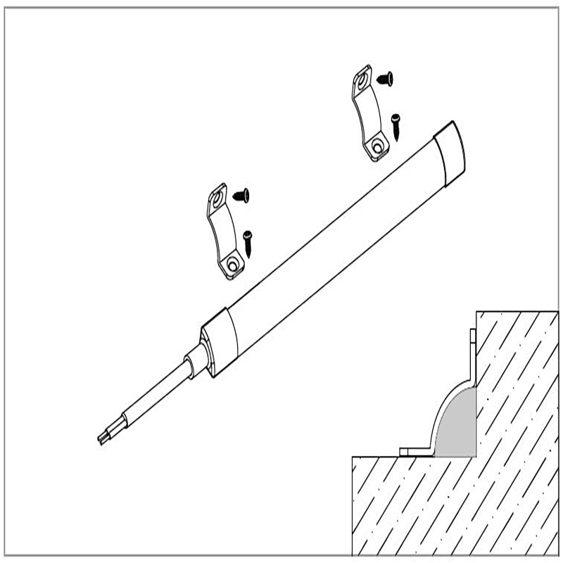 Комплект монтажных клипс для ленты Neon LIFE 1010 угловой, металл 20 шт