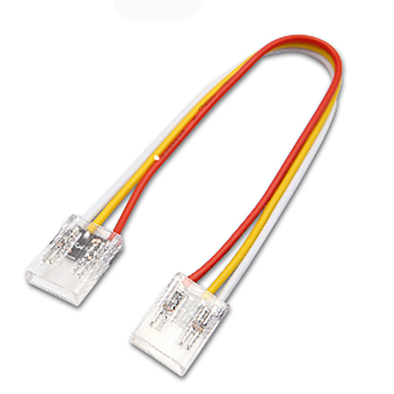 Разъем 3PIN с проводом для LED ленты COB ССТ 10 мм, лента - лента
