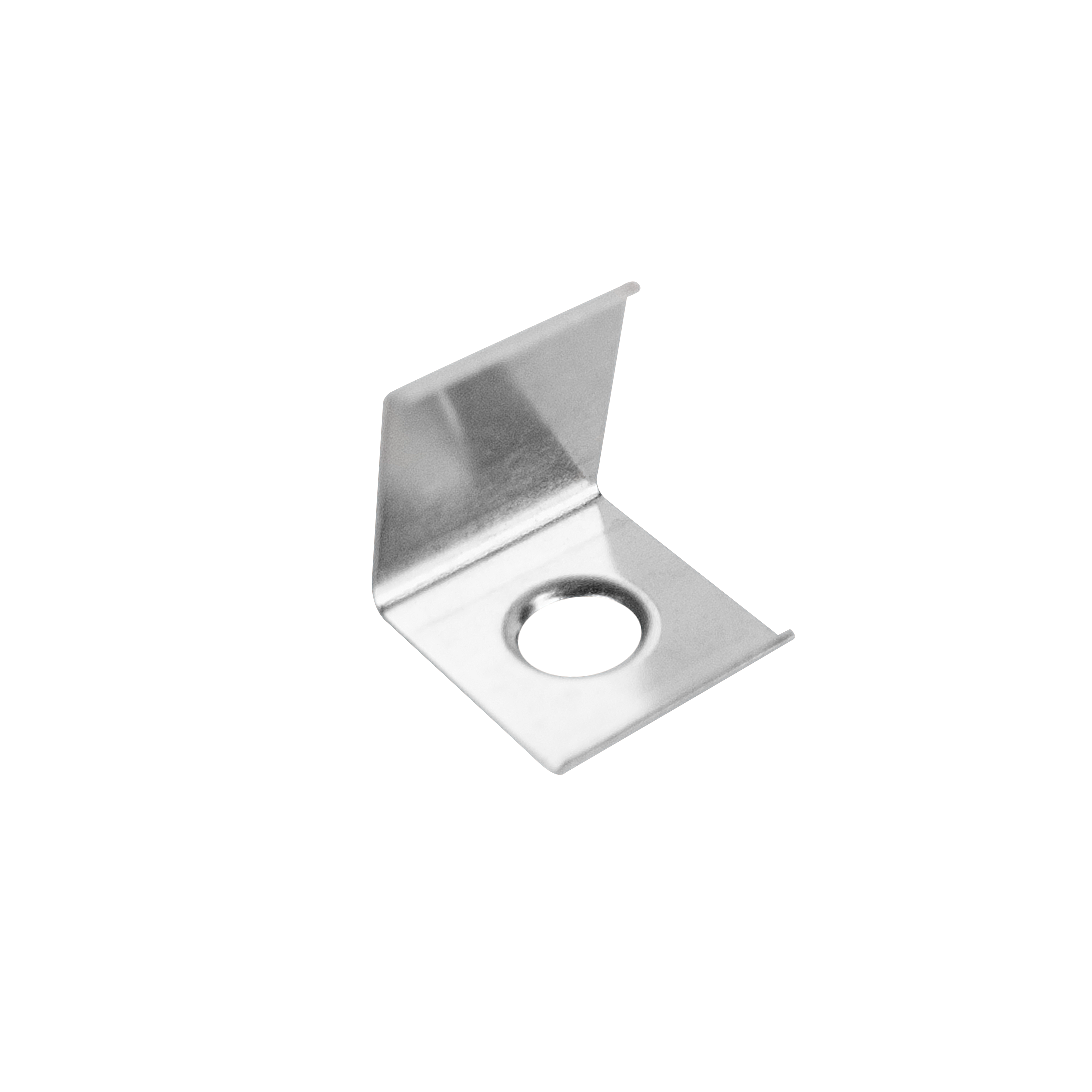 Скоба монтажная для углового профиля металлическая в к-кте 10 шт