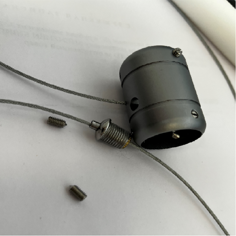 Подвес алюминий - коннектор для LED ленты 360