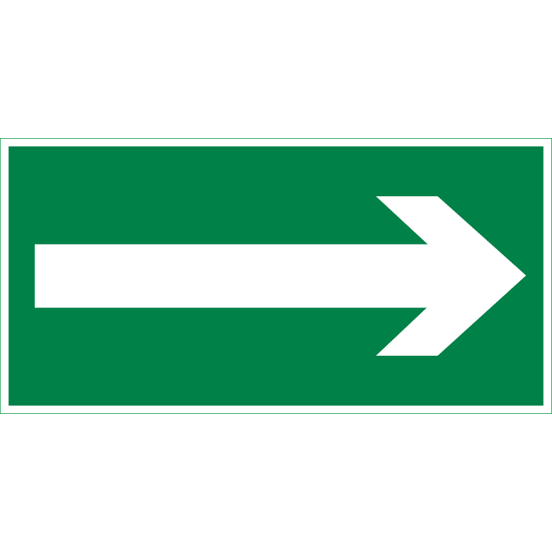 Пиктограмма Vault SST Стрелка 150х300 мм