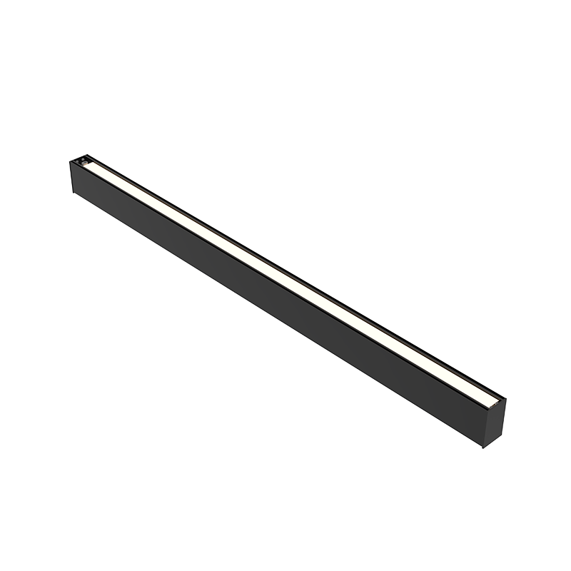 Светильник светодиодный X-line 1,5 м 45 Вт Up&Down одиночный подвесной 1499x63x100 мм IP40 RAL9005 черный муар Tunable White (3000-6500K) с рассеивателем OPAL с декоративным проводом 2 м и комплектом подвесов 2 м диммируемый по протоколу DALI