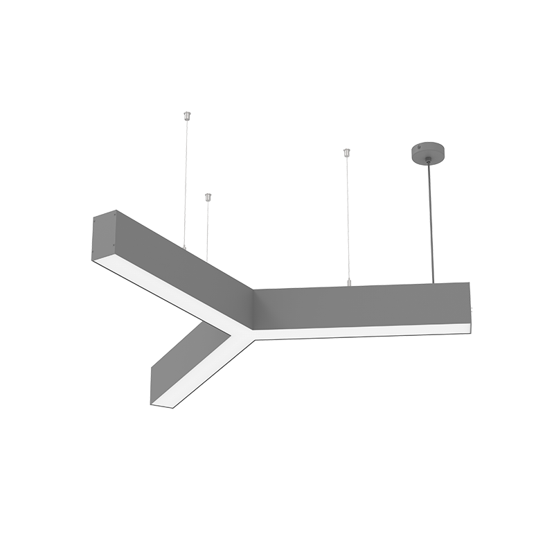 Светильник светодиодный ДСО-45Вт 3000К X-Line Y-образный алюминий