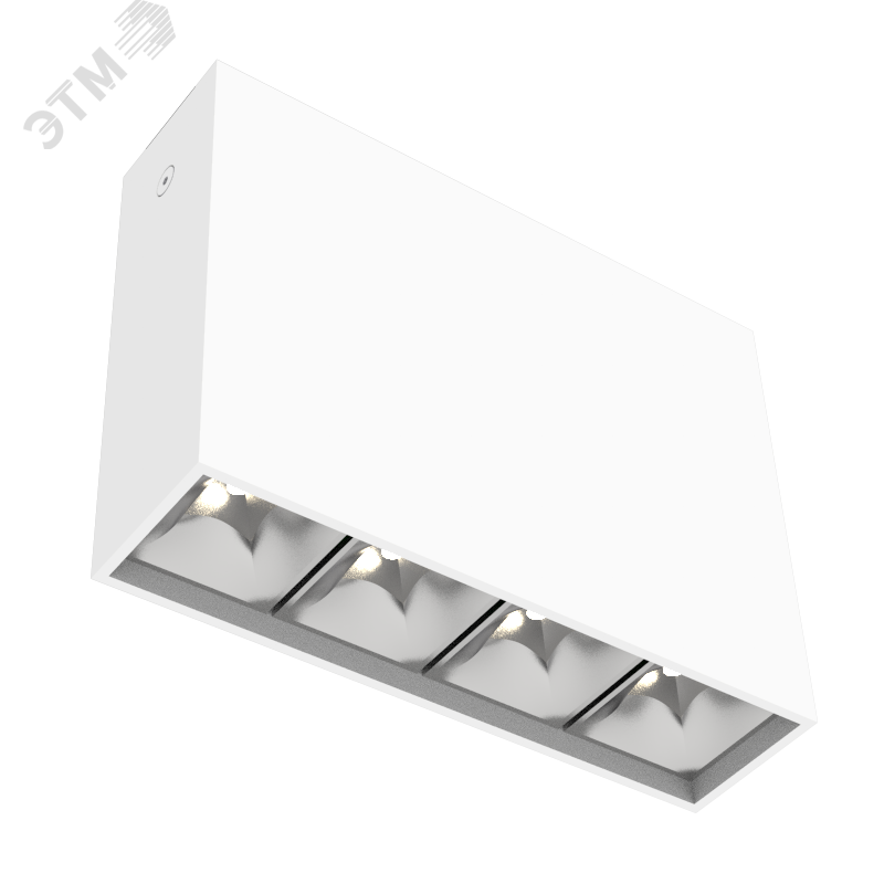 Светильник светодиодный ДПО-10Вт 3000К DL-Box Reflect Multi 24 град. белый V1-R0-00252-20L20-2001030 Вартон - превью 2