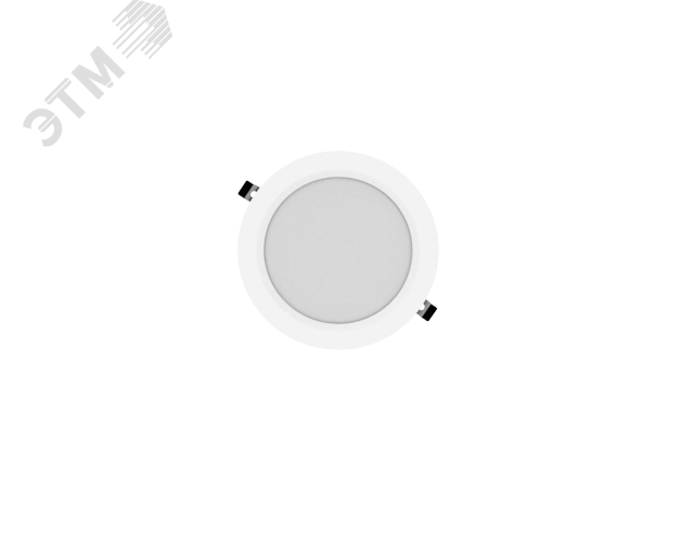 Cветильник светодиодный DL-SLIM круглый встраиваемый 172х38 мм 20W 6500K IP44 монтажный диаметр 145мм DALI V1-R0-00547-10D01-4402065 Вартон - превью 2