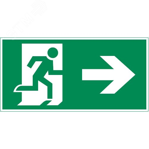 Изображение товара Пиктограмма Vault SST Выход вправо 150х300 мм