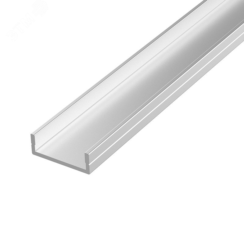 Профиль алюминиевый для LED ленты с рассеивателем накладной 2440мм посадочное место 14,9мм V4-R0-70.0001.KIT-2301 Вартон