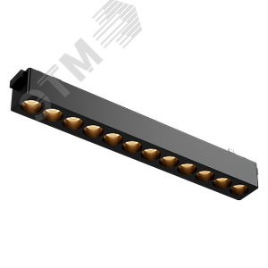 Светильник светодиодный трековый линейный Comfort L230 для магнитной системы Galakti 230х26х24 мм 12 Вт 4000 K 24 град CRI>90 черный - фото 1
