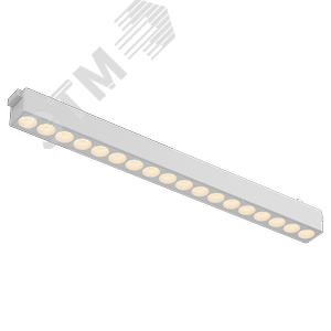 Светильник светодиодный трековый линейный Comfort L338 для магнитной системы Galakti 338х26х24 мм 18 Вт 4000 K 24 град CRI>90 белый - фото 1