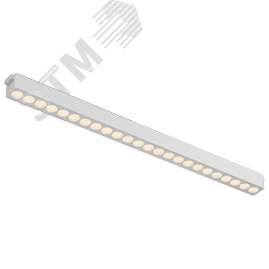 Светильник светодиодный трековый линейный Comfort L445 для магнитной системы Galakti 445х26х24 мм 24 Вт 4000 K 24 град CRI>90 белый - фото 1